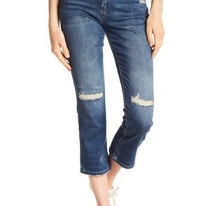 NWOT BLANKNYC –size 28 distressed crop